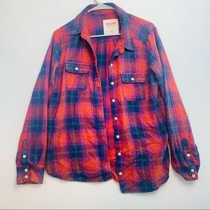 Mossimo long sleeve button down flannel